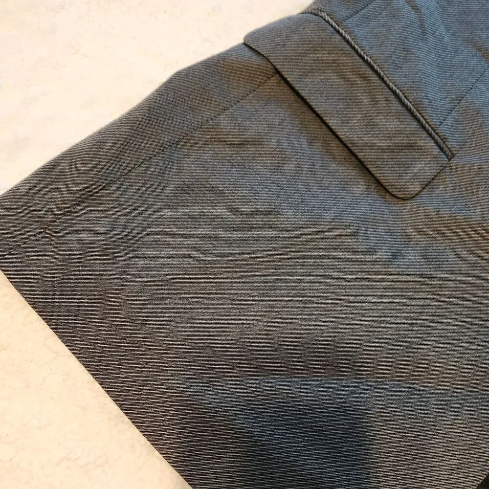 Wool Blend Brassero Made In Moldova Gray Suit Jacket Sport Coat Blazer 42R/36W